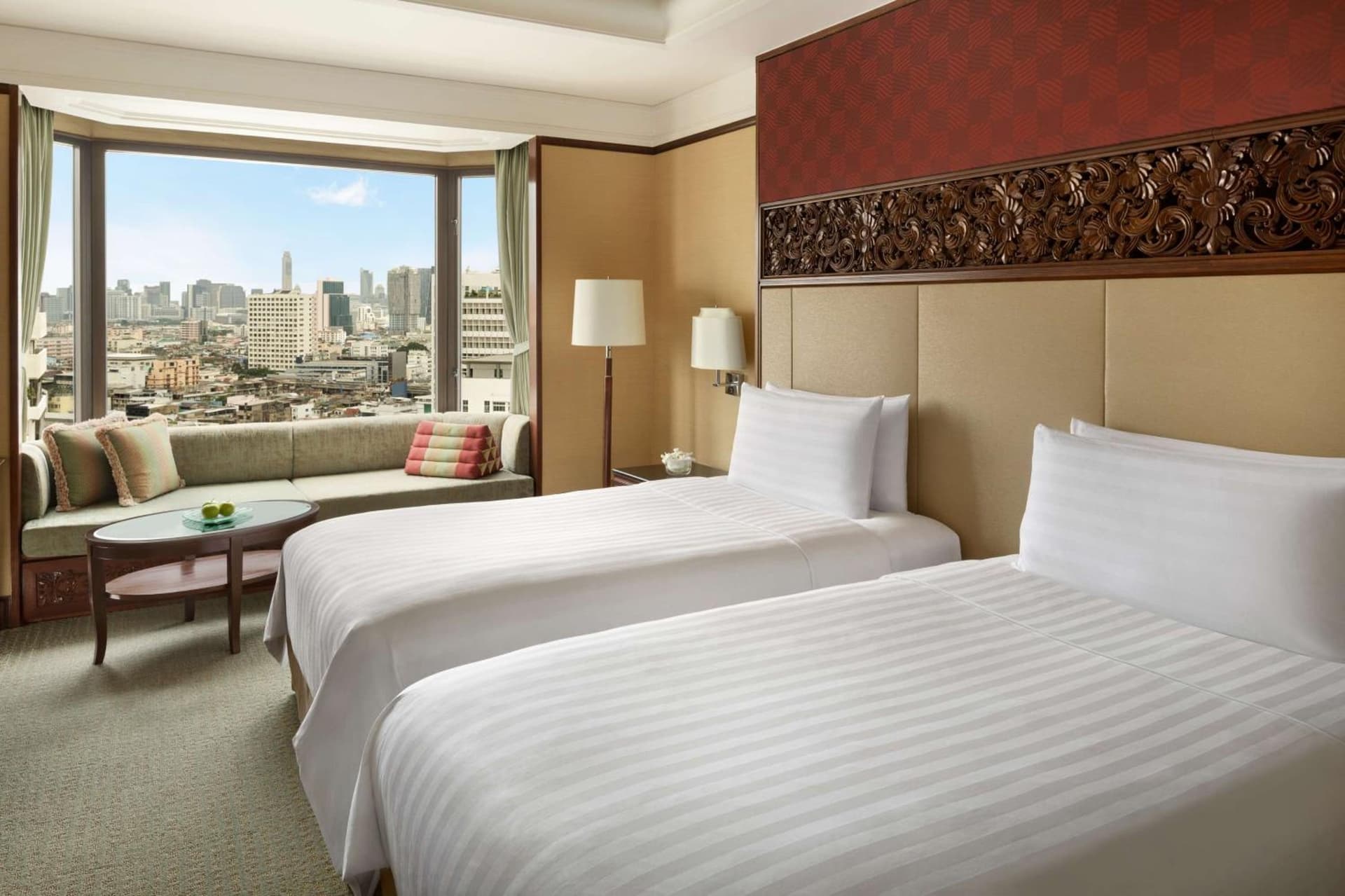 Shangri La Wing Deluxe 2 Twins Shangri La Wing Deluxe 2 Twin Citi View Lcd Tv Free Wired Internet And WiFi Access 36sqm