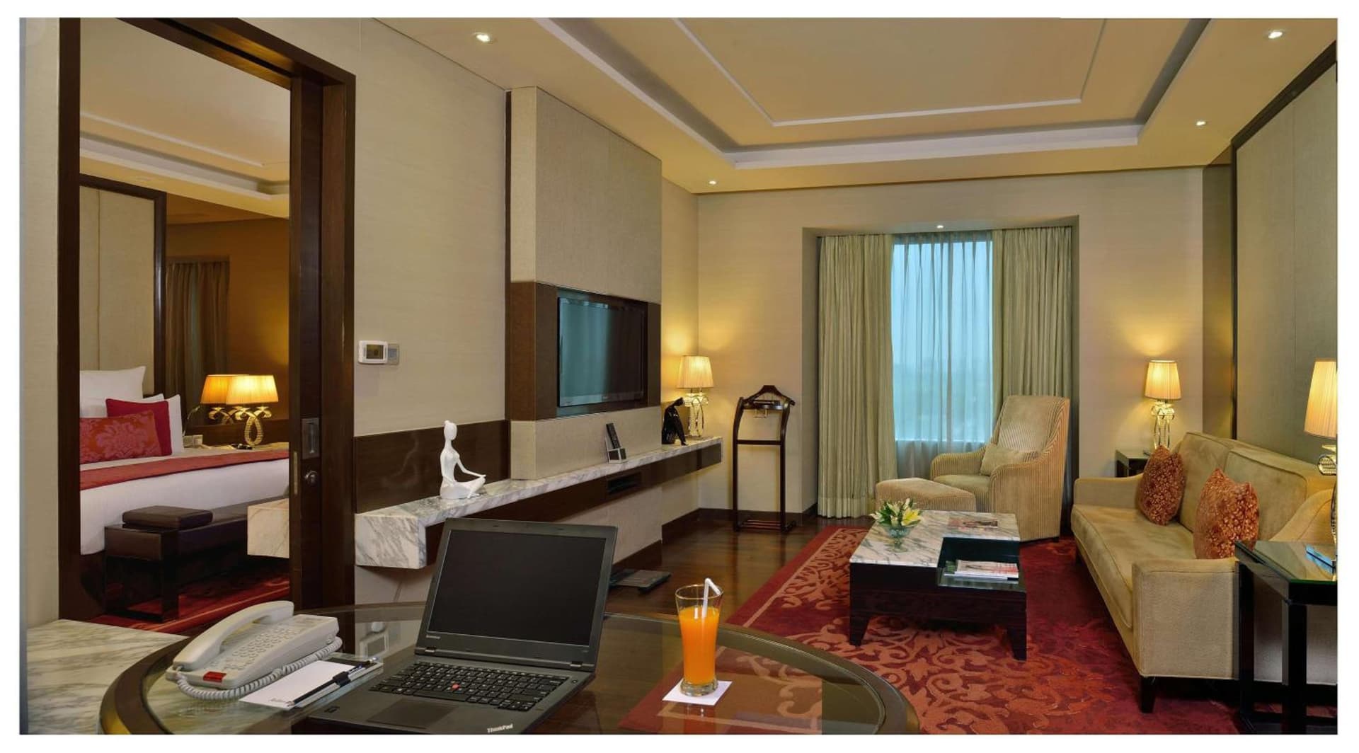 Junior Suite with Bathtub Non Smoking Room with 02 Beer Or 02 Pegs(Imfl) Or 02 Mocktails And 02 Pcs Laundry